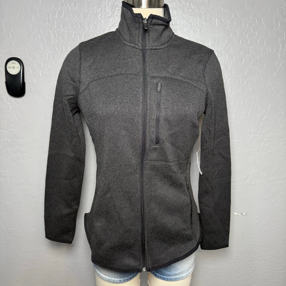 Old Navy Fitted Sweater Fleece Zip Jacket, S 832542